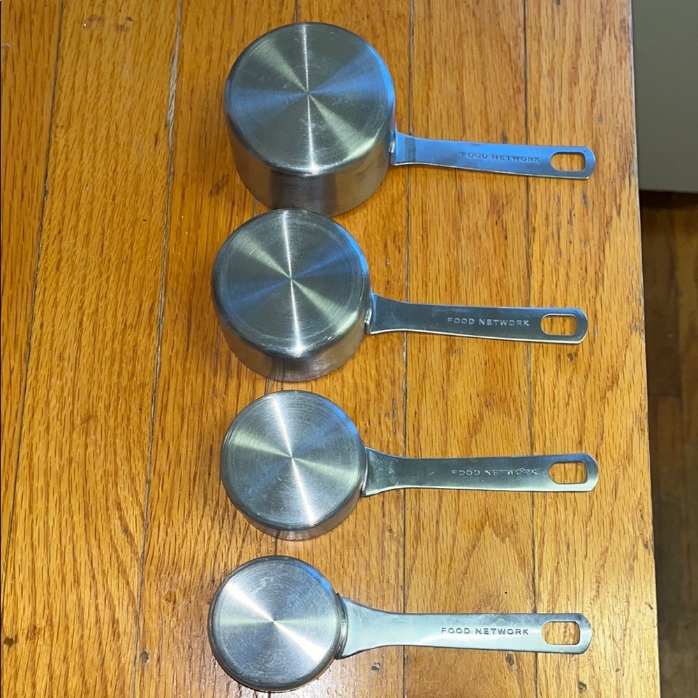 Food Network Stainless Steel Measuring Cup Set - Picture 2 of 4